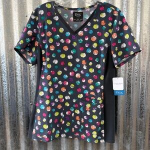 Cherokee-Women’s- Printed Scrub Top-S